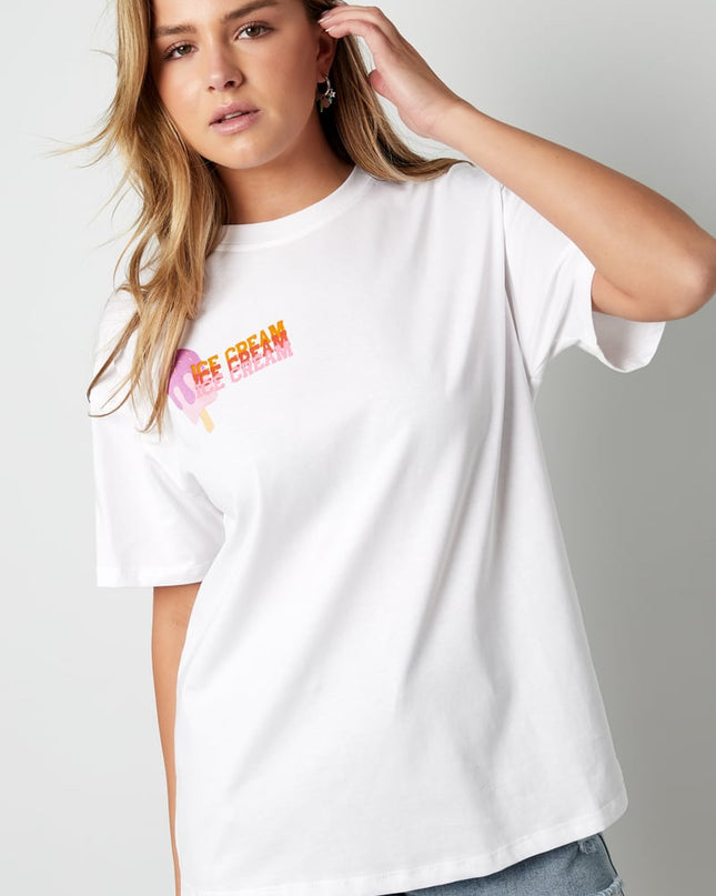 T-shirt icecream