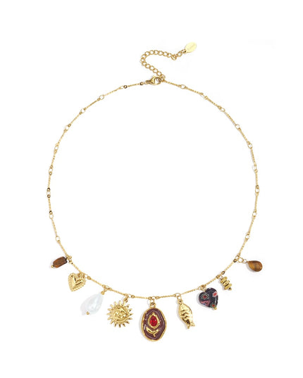 Stainless Steel Pendant necklaces Flower Casual Daily Luxurious Series Women's jewelry