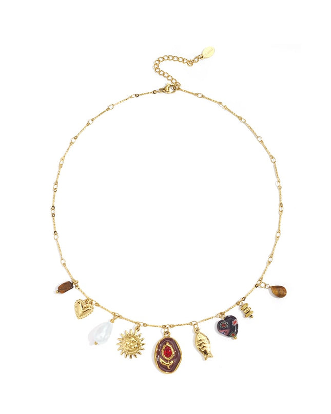 Stainless Steel Pendant necklaces Flower Casual Daily Luxurious Series Women's jewelry