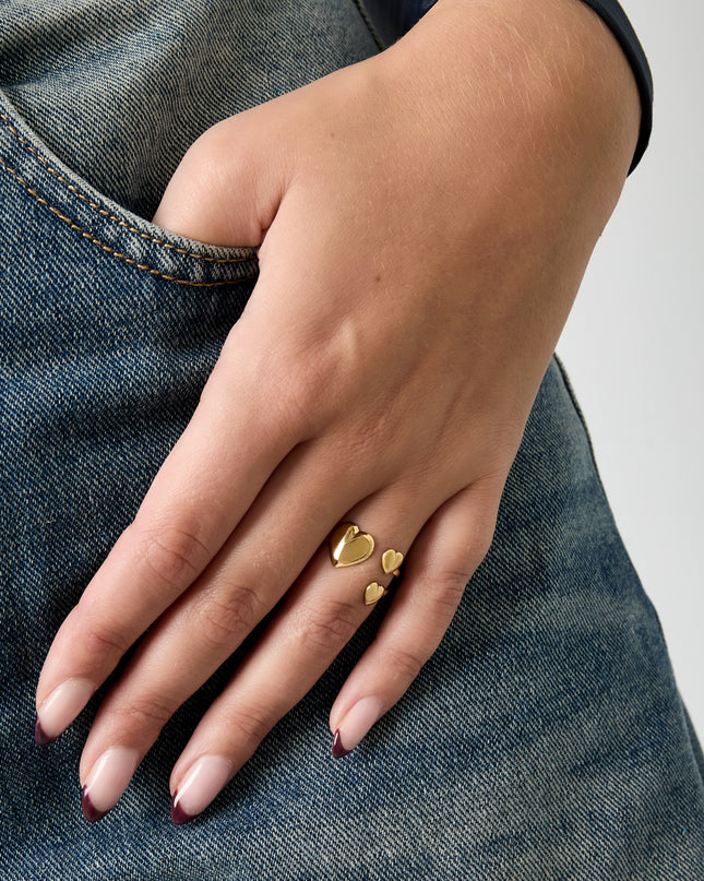 Triple the Love ring