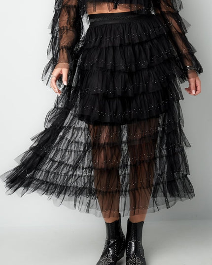 Festival The Sparkly Ruffle Rok