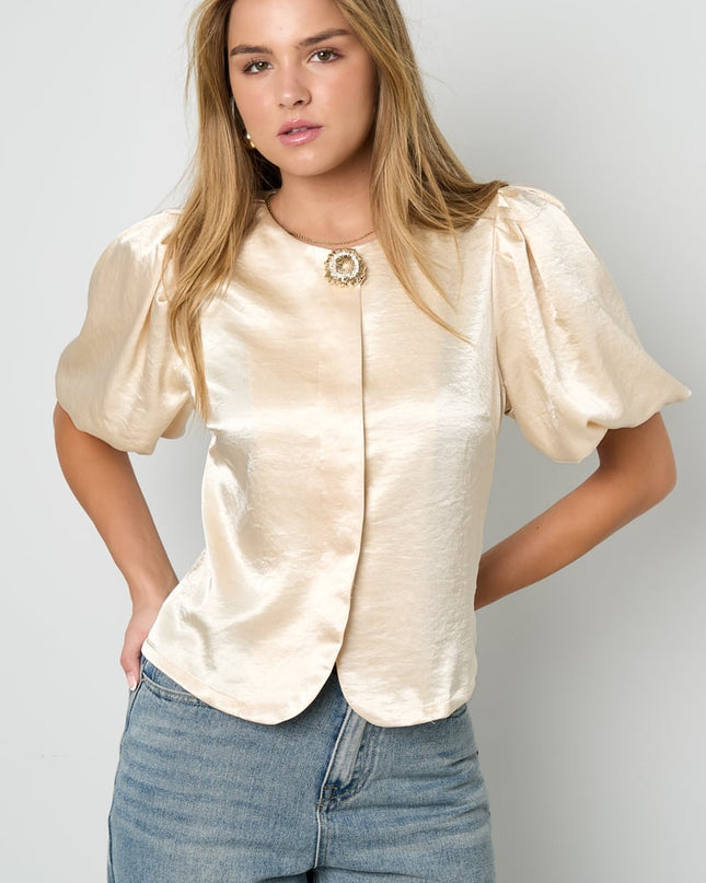 Puff Sleeve Statement Top