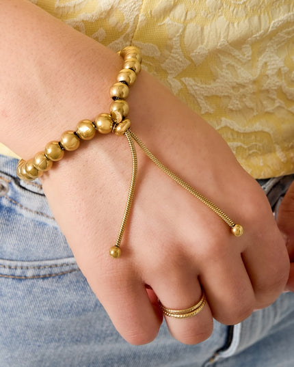 Holle kralen armband-8mm