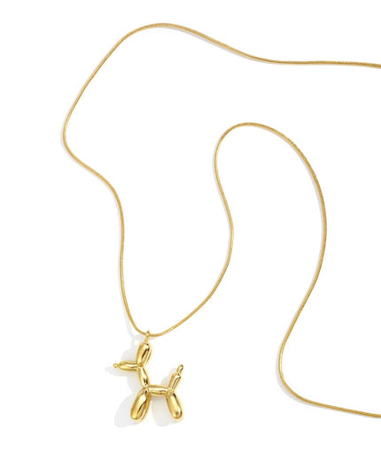 Roestvrijstalen lange kettingen met dierenprint, casual, dagelijks, eenvoudig, serie, damessieraden