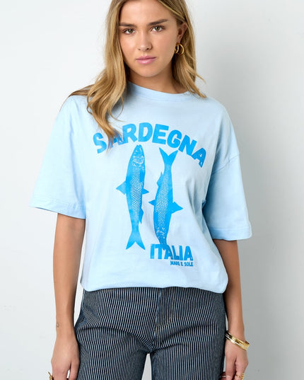 Sardegna Italia oversized tee