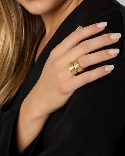 Multi-layered ring one size