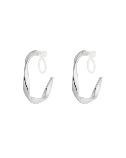 Curve Clip Oorbellen
