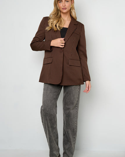 De krijtstreepblazer