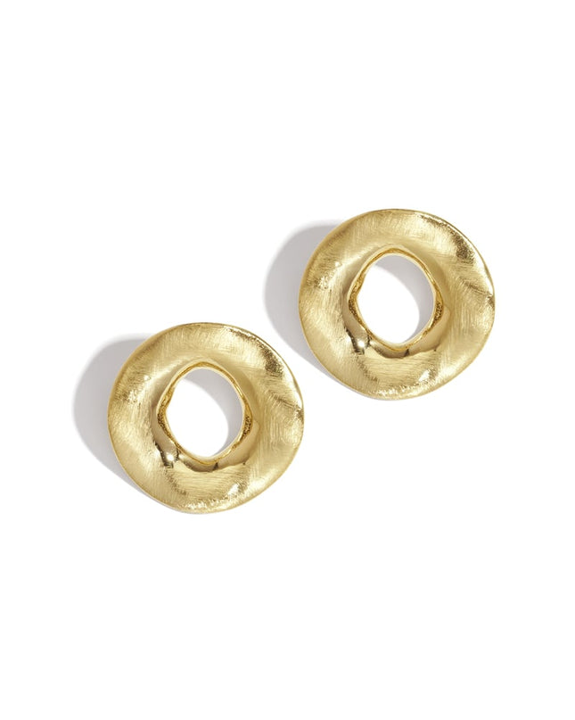 Oorbellen met ronde vorm, casual, dagelijks, eenvoudig, serie, damessieraden