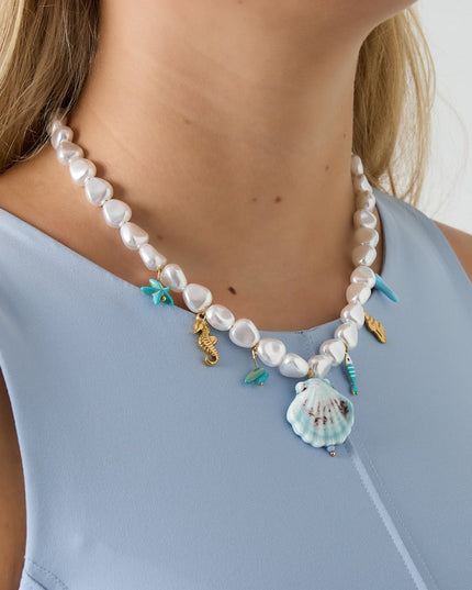 Kunstmatige parel kralen kettingen Turtle Casual vakantie/strand eenvoudige serie dames sieraden