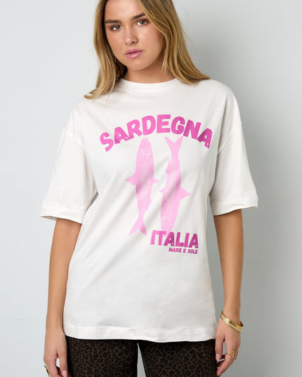 Sardegna Italia oversized tee