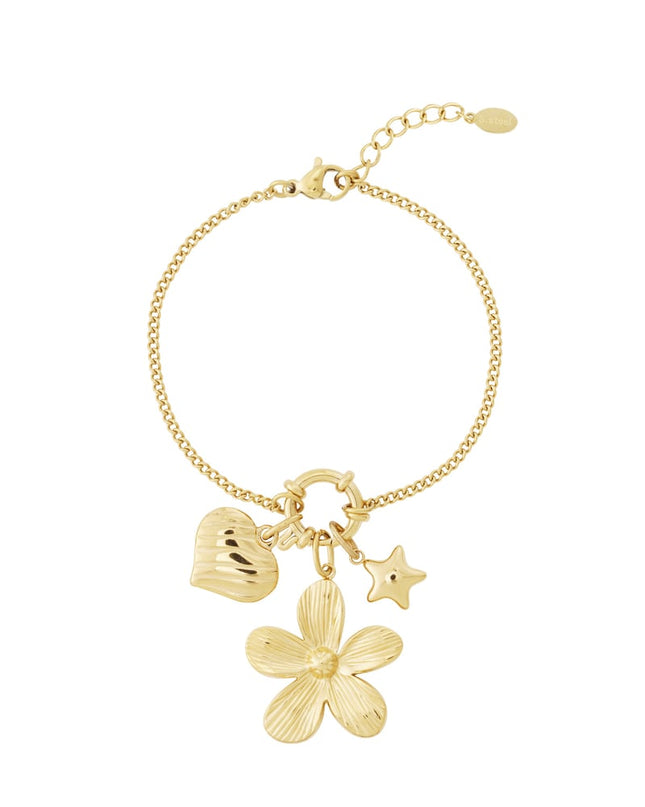 DIY-armband met bloemen