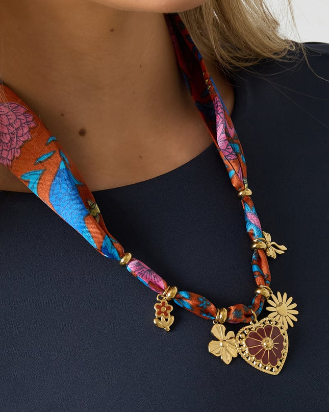 Roestvrijstalen lange kettingen met hart, casual, dagelijks, romantisch, serie, damessieraden