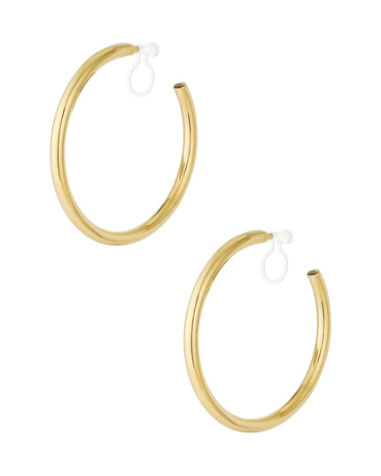 Klassieke hoop clip oorbellen