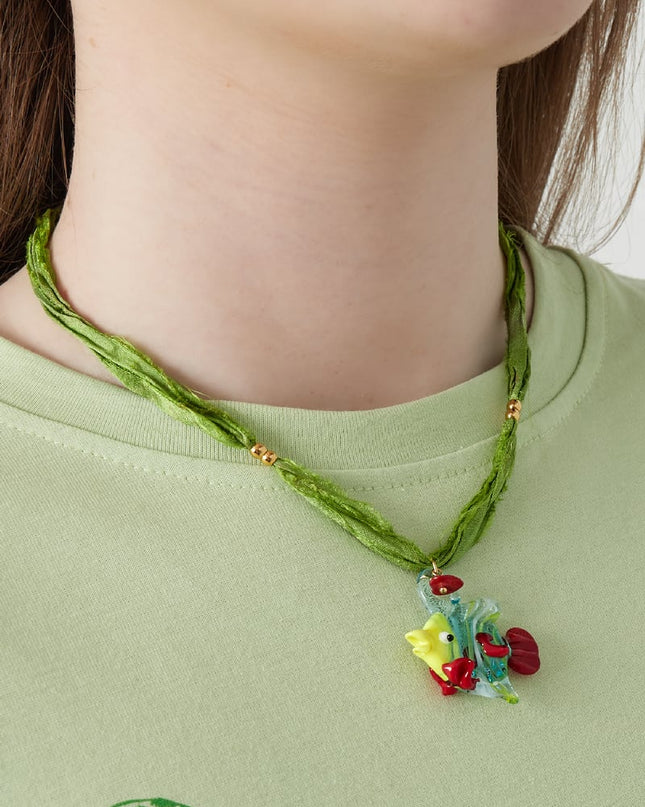 Glazuurhanger kettingen Dierenvakantie Vakantie/Strand