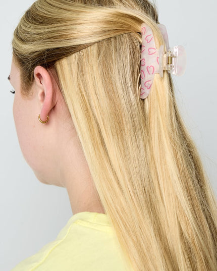 Haarspeld met mini hartjes