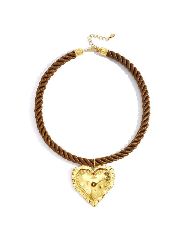 Polyester Pendant necklaces Heart Retro Daily Classic Series Women's jewelry