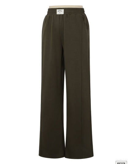 Polyester fiber (polyester) Straight pants Solid color Sporty All Fit  Clothes