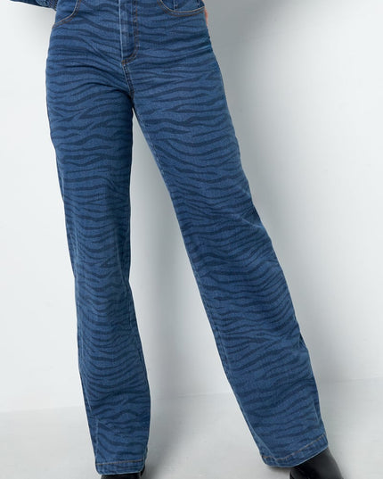 Twinning zebra stijl broek