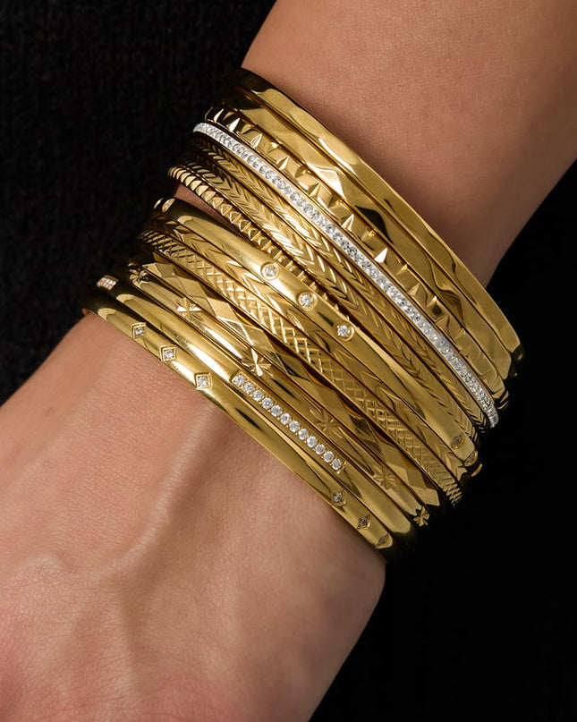 Stijlvolle armband met strass-steentjes