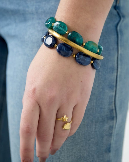 Acrylic Beaded Bracelets Beads Casual Daily Simple Series Women's jewelry