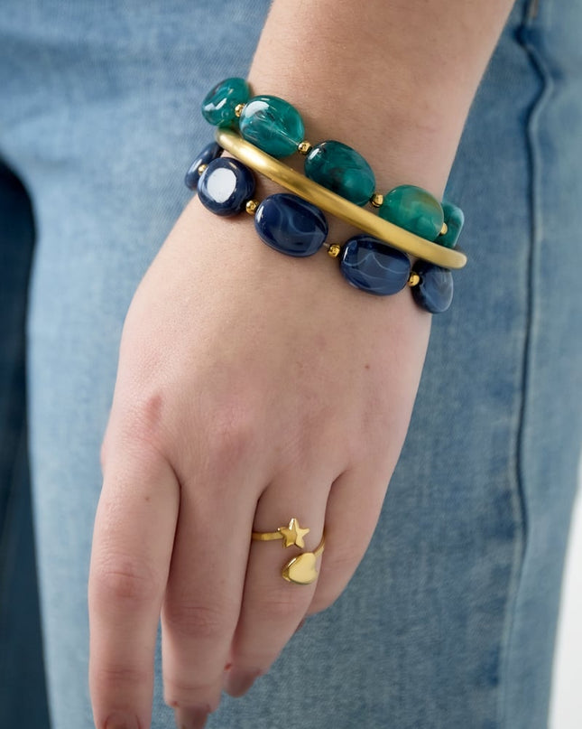 Acrylic Beaded Bracelets Beads Casual Daily Simple Series Women's jewelry