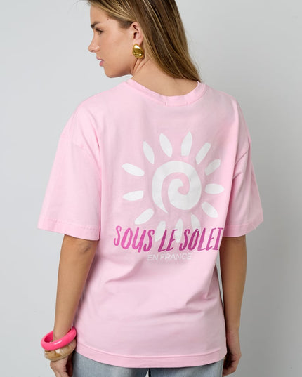 Sous le Soleil en France oversized tee