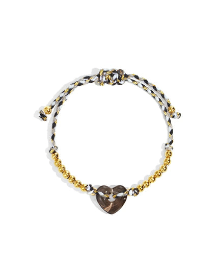 Polyester Beaded Bracelets Heart Casual Daily Simple Series Women's jewelry