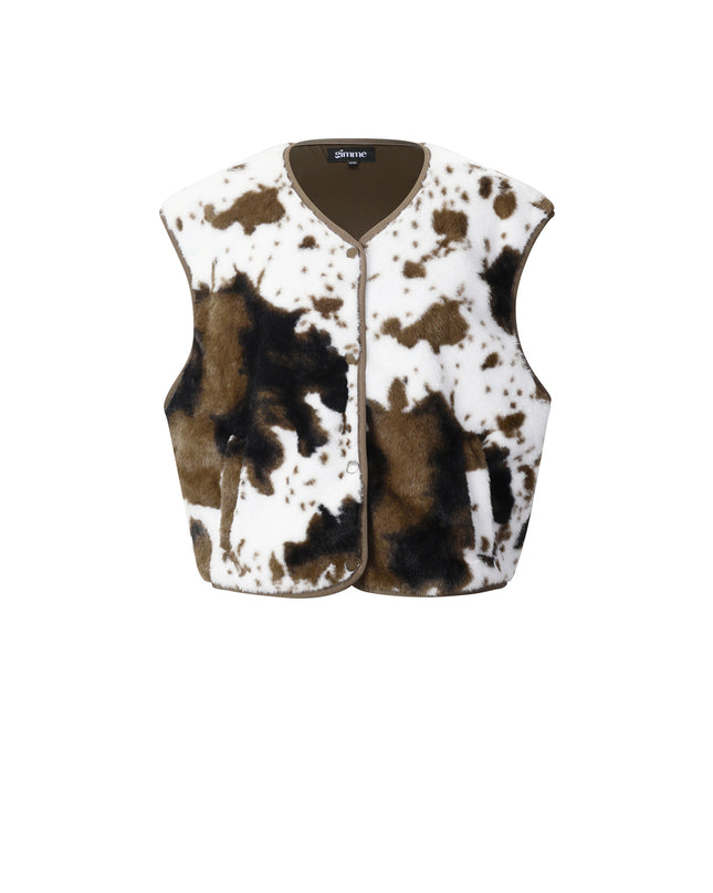 Geweven Polyestervezel Vrouwen Vest Casual Solide Kleur Herfst/Winter