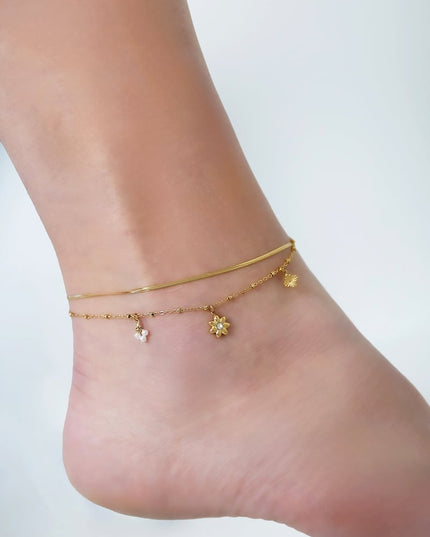 star ankle bracelet
