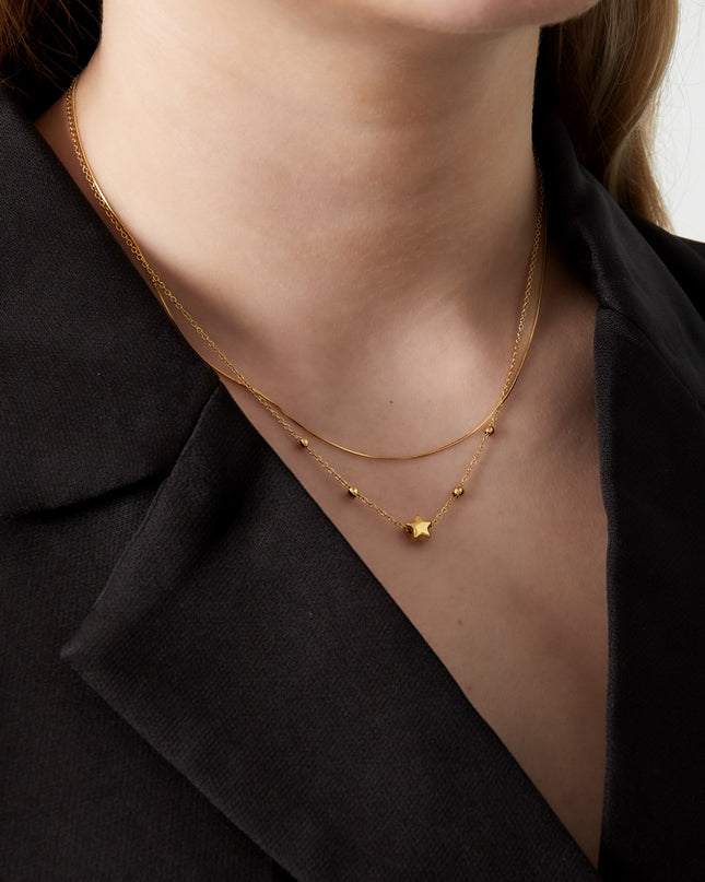 Dubbellaagse sterrenketting