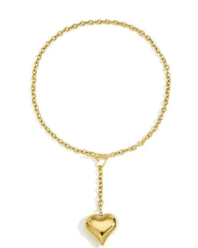 Roestvrijstalen hangerkettingen Hart Casual Dagelijks Damessieraden