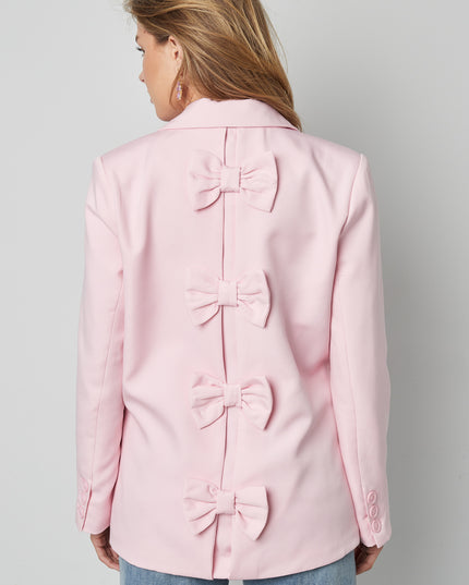 Blazer with bow - Black