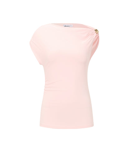 Off-shoulder top goud