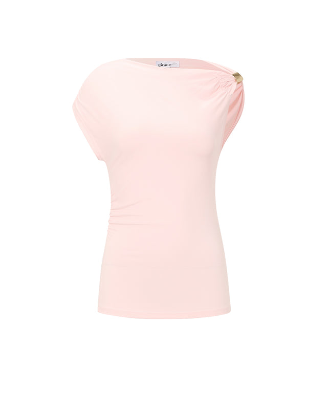 Off-shoulder top goud