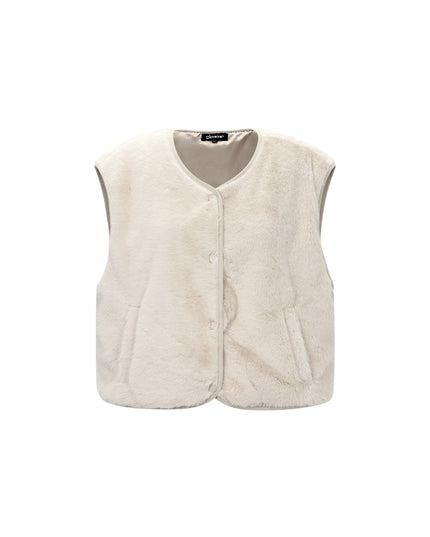 Polyestervezel (polyester) Vesten Effen herfst/winterkleding