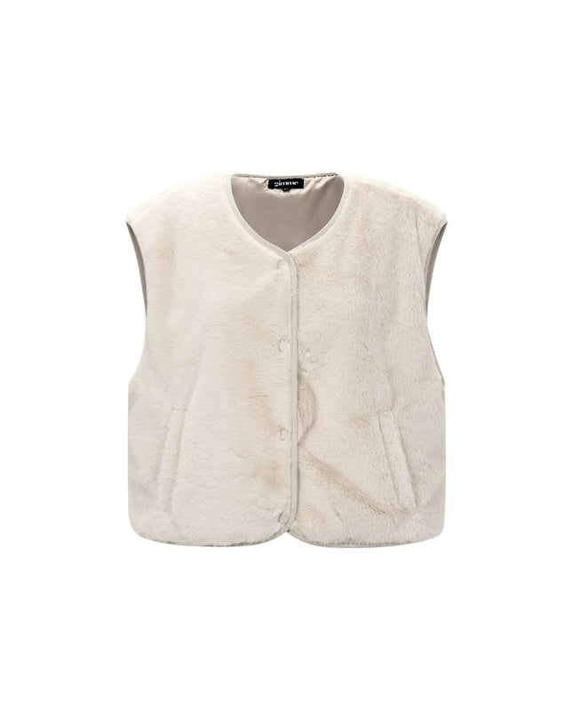 Polyestervezel (polyester) Vesten Effen herfst/winterkleding