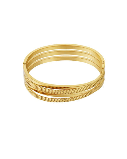 Gouden trio armband