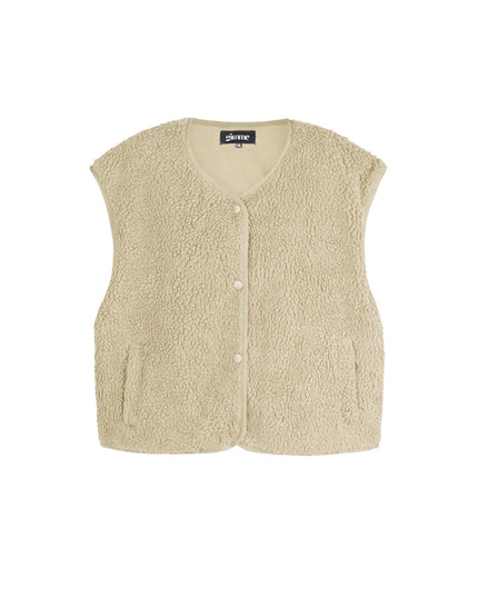 Geweven Polyestervezel Vrouwen Vest Casual Solide Kleur Herfst/Winter