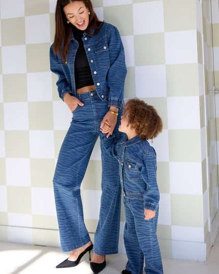 Twinning zebra style jas