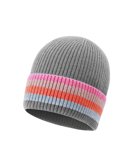 Meerkleurige gestreepte hoed