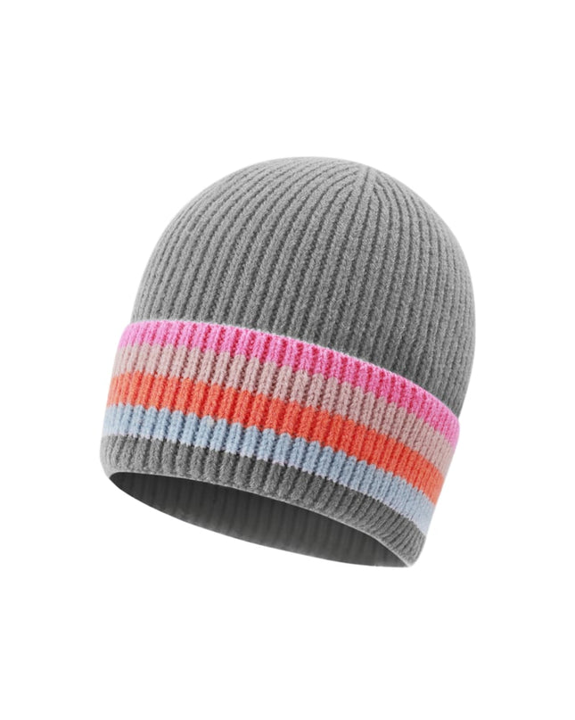 Meerkleurige gestreepte hoed