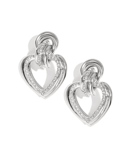 Iron Drop Earrings Heart Elegant Christmas Luxurious Series Women's jewelry
