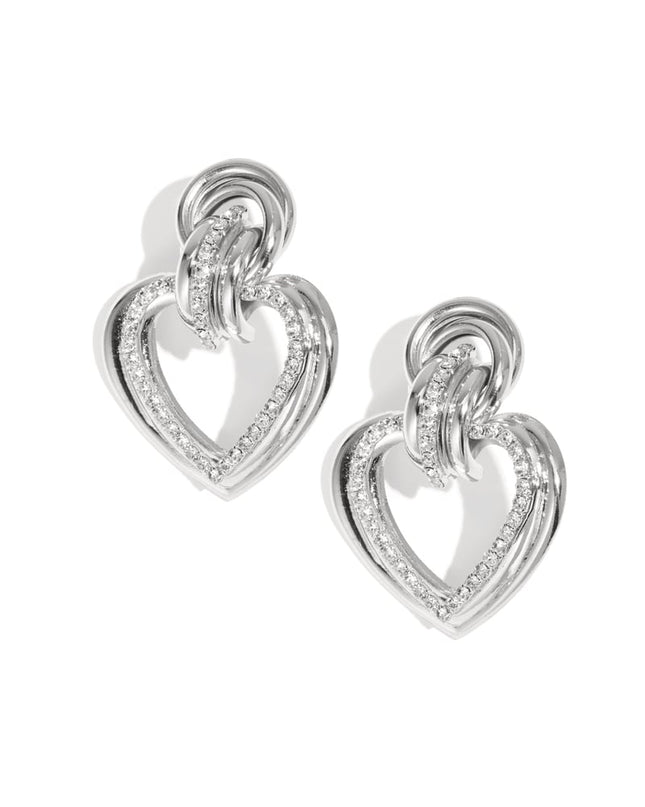 Iron Drop Earrings Heart Elegant Christmas Luxurious Series Women's jewelry