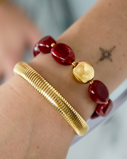 Bold and Trendy armband stretch 10 mm