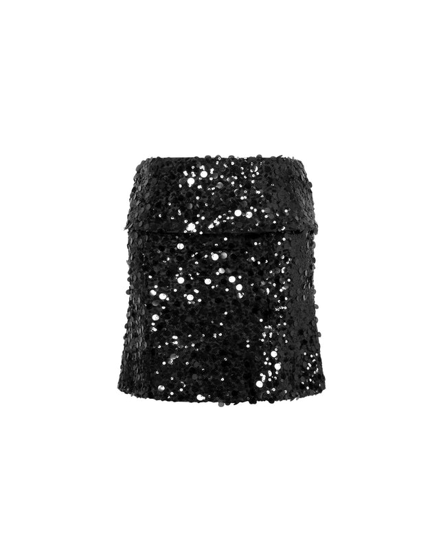 Polyestervezel (polyester) Mouwloze tops Pailletten Elegante kleding met een goede pasvorm