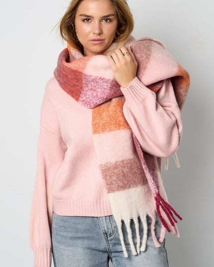 Kleurrijke vibe sjaal