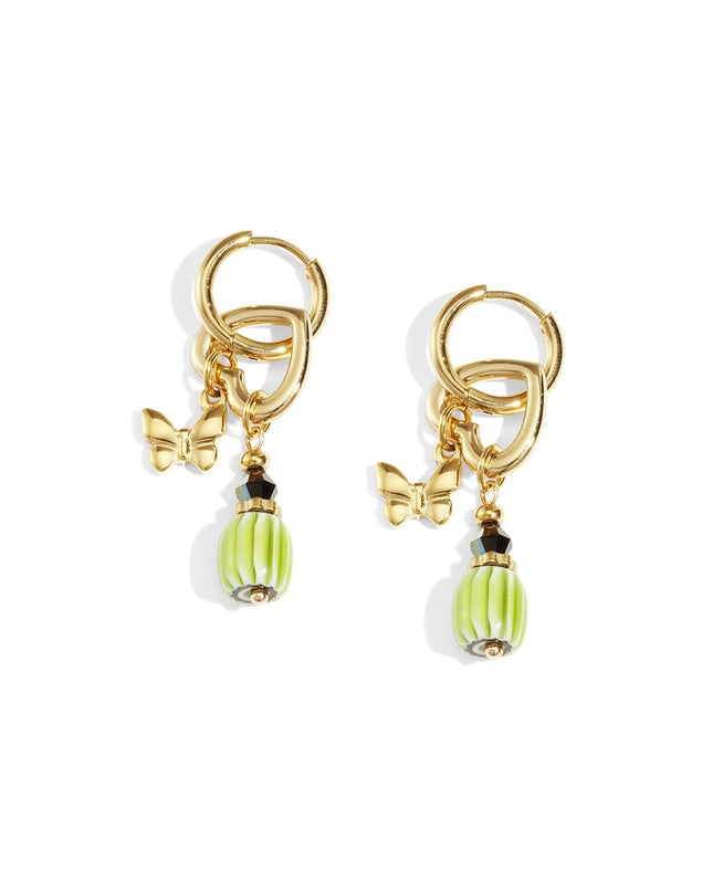 Butterfly Happy Charm oorbellen