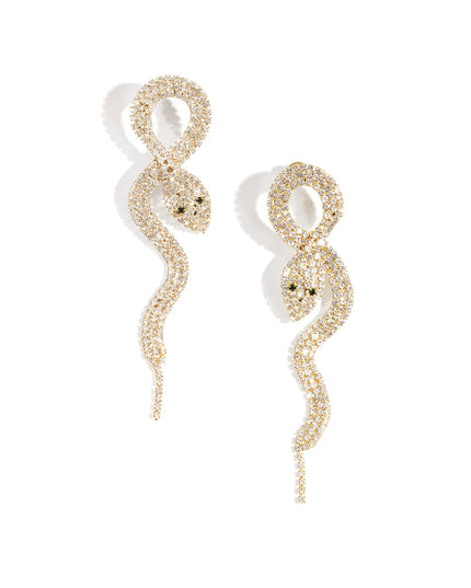 Koperen oorbellen met dierenprint, elegante kerst, luxe serie, damessieraden