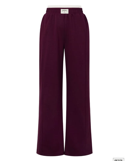 Polyester fiber (polyester) Straight pants Solid color Sporty All Fit  Clothes